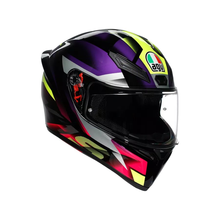 AGV K1 S Fastlap púrpura/rosa