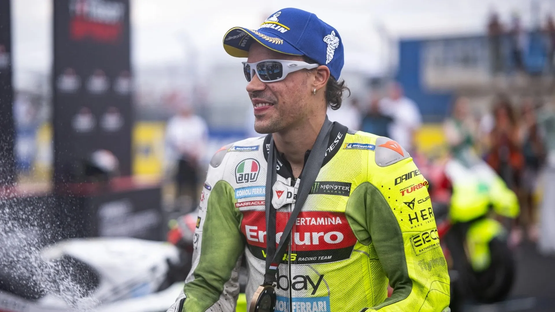 Franco Morbidelli casco AGV